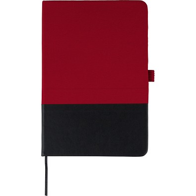rPET-Polyester-Notizbuch A5 Yuna, rot