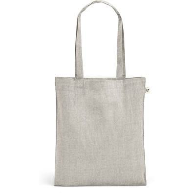 RYNEK. Tragetasche aus recycelter Baumwolle (70%), polyester (30% rPET) (140 g/m²), Hellgrau