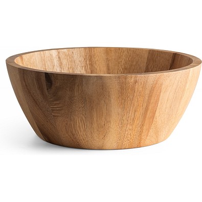 SAGE. Salatschüssel aus Cassiaholz, Natur - dunkel