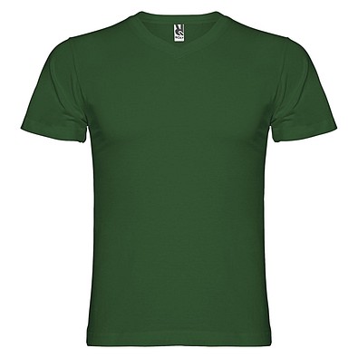 Samoyedo T-Shirt mit V-Ausschnitt für Herren, dunkelgrün, XL