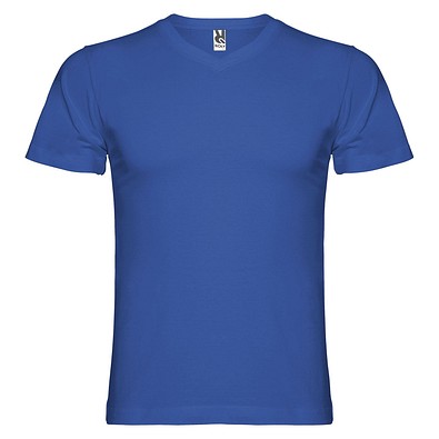 Samoyedo T-Shirt mit V-Ausschnitt für Herren, Royal, XL