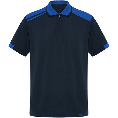 Samurai Kurzärmeliges Poloshirt mit antibakterieller Wirkung, 160 g/m2, unisex, marineblau, M