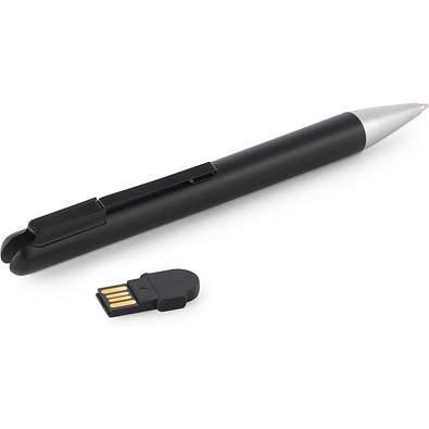 SAVERY. Kugelschreiber aus ABS mit 4 GB UDP-Speicher, Schwarz