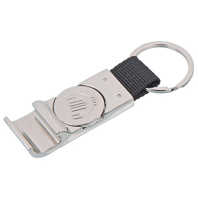 Schlüsselanhänger Chip & Öffner, silber