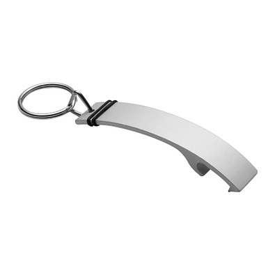 reflects® Schlüsselanhänger mit Flaschenöffner Cathargo, silber