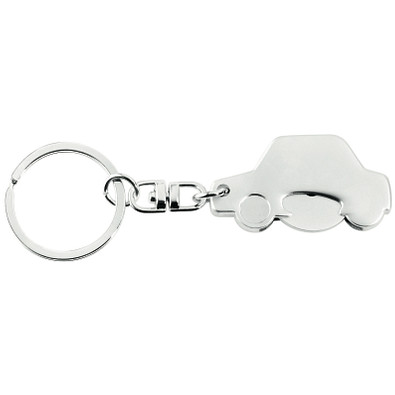 METMAXX® Schlüsselanhänger mit Chip, Race silber METMAXX® Schlüsselanhänger mit Chip, Race silber
