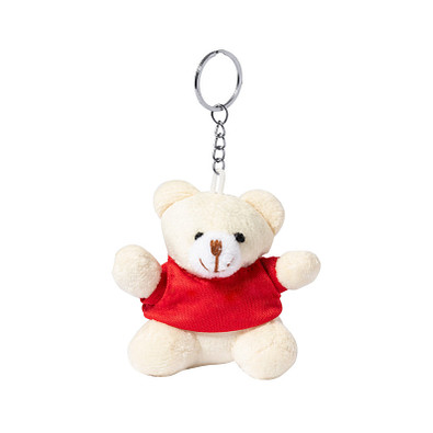 Schlüsselanhänger Teddy Tedchain, rot, rot