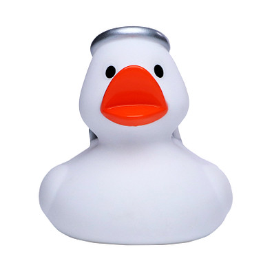 Schnabels® Bade-Ente Engel, weiß