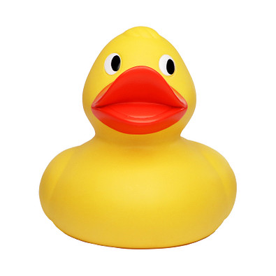 Schnabels® Bade-Ente Giant, 21 cm, gelb/orange