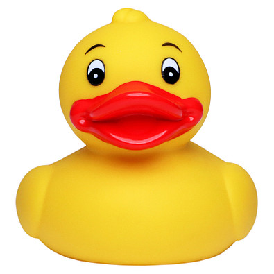 Schnabels® Bade-Ente Klassik, groß, gelb/rot