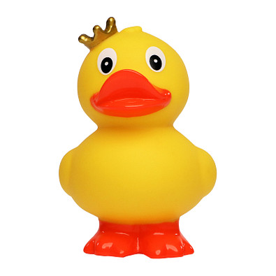 Schnabels® Bade-Ente König, stehend, bunt