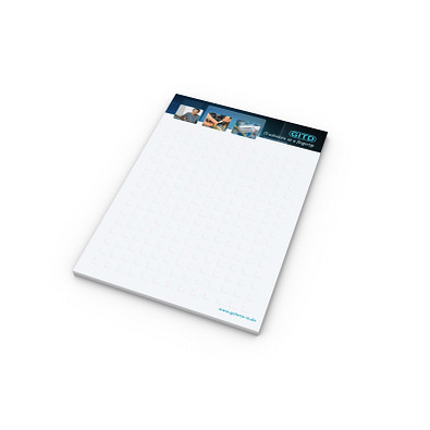 Geiger-Notes Schreibblock A6 Bestseller, inkl. Druck, 50 Blatt, weiß