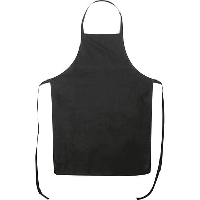 Schürze aus Baumwolle, schwarz