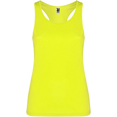 Schura Sport Top für Damen, Fluor Yellow, L