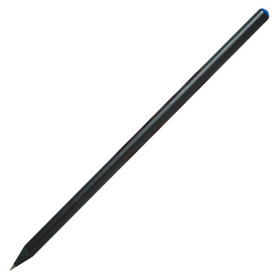 Bleistift schwarz mit Kristall, schwarz/blau