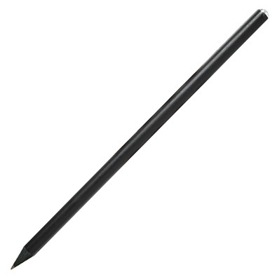 Bleistift schwarz mit Kristall, schwarz/weiß