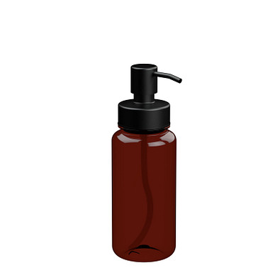 Seifenspender Deluxe 0,4 l, colour, transparent-braun