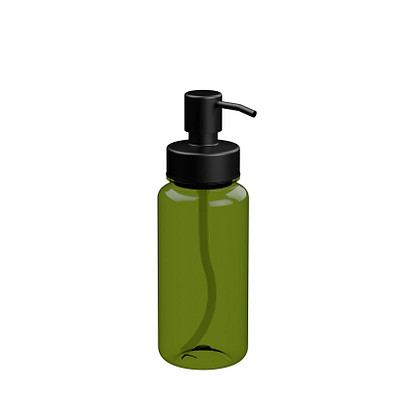 Seifenspender Deluxe 0,4 l, colour, transparent-grün