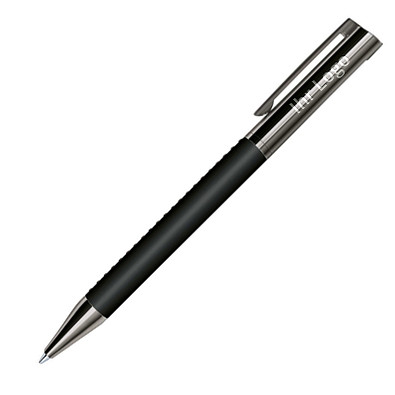 senator® Metall-Kugelschreiber Arctic schwarz, blaue Mine
