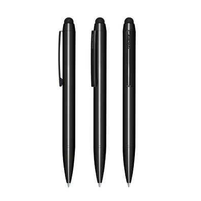 senator® Drehkugelschreiber Attract, blaue Mine, schwarz