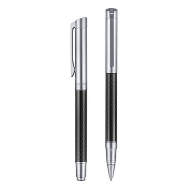senator® Rollerball Carbon Line RB, blaue Mine, Metall