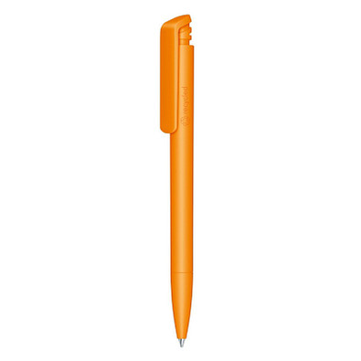 senator® Druckkugelschreiber Trento Matt Recycled, blaue Mine, orange 151