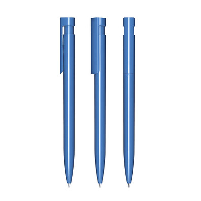 senator® Druckkugelschreiber Liberty Polished, blaue Mine, blau 2935