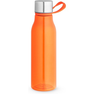 SENNA. Recycelte PET-Flasche (100 % rPET) mit glänzender, transluzenter Oberfläche, Orange