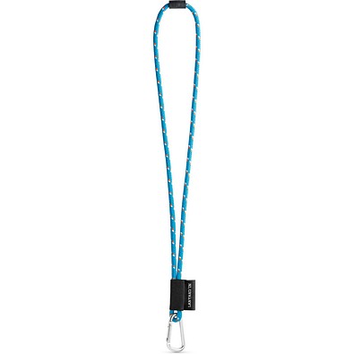 SET Lanyard NAUTIC Long (Ø 7 mm) mit 55 mm D-förmigem Karabiner und Ø 7 mm Sicherheitsverschluss, 304 - Hellblau