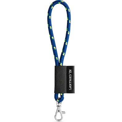SET Lanyard NAUTIC Short (Ø 7 mm) Set mit 9 mm Schnappkarabiner, 303 - Blau