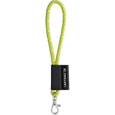 SET Lanyard NAUTIC Short (Ø 7 mm) Set mit 9 mm Schnappkarabiner, Gelb Hexachrome