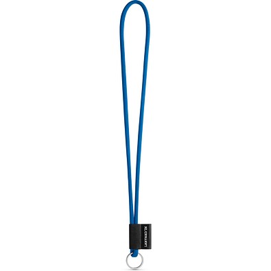 SET Lanyard TUBE Long (Ø 7 mm) mit Ring Ø 32 mm, 303 - Blau