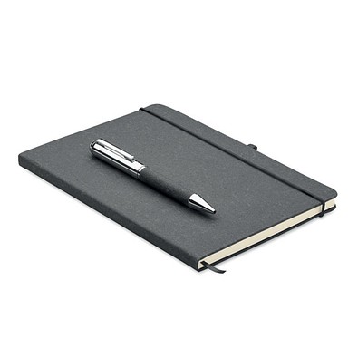 Set mit Notizbuch ELEGANOTE, Schwarz