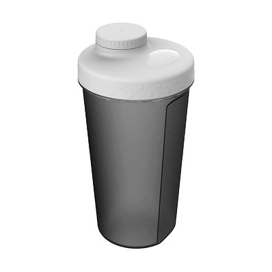 Shaker Energy, 0,60 l, transparent-grau/weiß