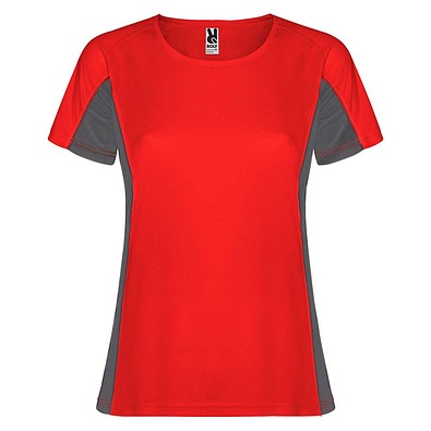 Shanghai Sport T-Shirt für Damen, rot / Dark Lead, S