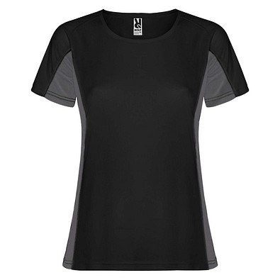 Shanghai Sport T-Shirt für Damen, schwarz / Dark Lead, 2XL
