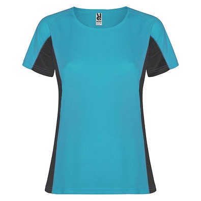Shanghai Sport T-Shirt für Damen, türkis / Dark Lead, L