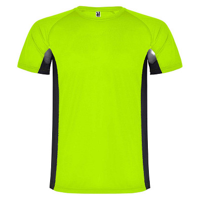 Shanghai Sport T-Shirt für Herren, Fluor Green / schwarz, 2XL