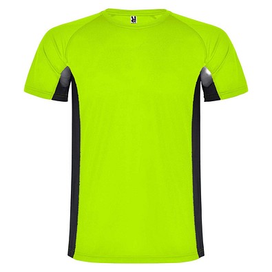 Shanghai Sport T-Shirt für Herren, Fluor Green / schwarz, S