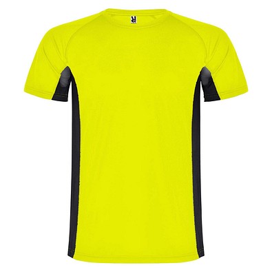 Shanghai Sport T-Shirt für Herren, Fluor Yellow / schwarz, M