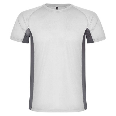Shanghai Sport T-Shirt für Kinder, weiß / Dark Lead, 16