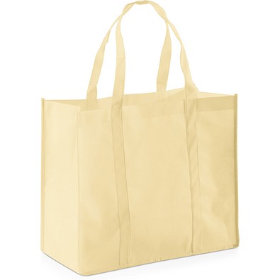 SHOPPER. Einkaufstasche aus Non-woven (80 g/m²), Beige