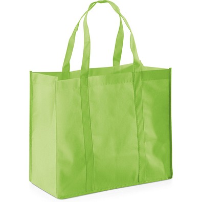 SHOPPER. Einkaufstasche aus Non-woven (80 g/m²), Hellgrün
