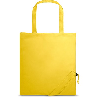 SHOPS. Faltbare Tragetasche aus 190T, Gelb