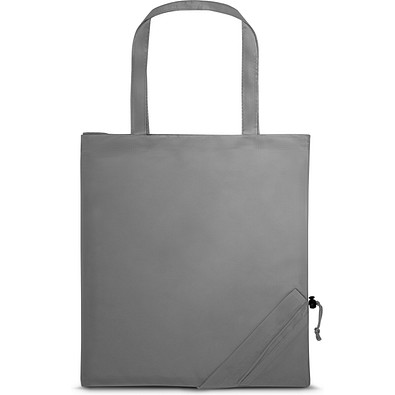 SHOPS. Faltbare Tragetasche aus 190T, Grau