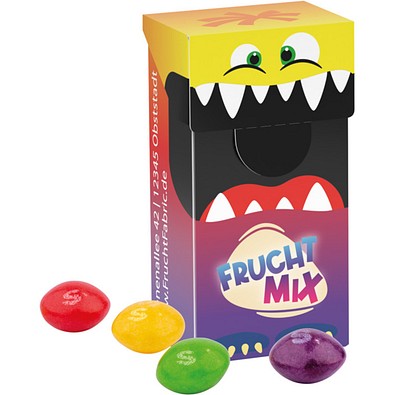 Slim Box Mini, Skittles Fruits Kaubonbons, inkl. Druck