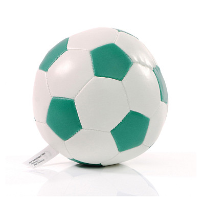 Soft-Fußball, weiß/grün, mittel
