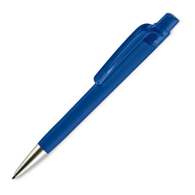 Kugelschreiber Prisma, blaue Mine, dunkelblau