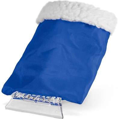 SOLDEU. Eiskratzer mit Handschuh, Königsblau