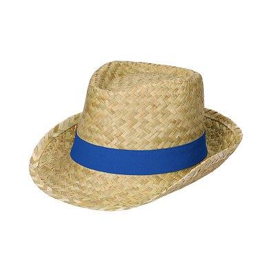 Sommerhut Kuba, natur/blau